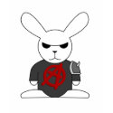 Gothic Bunny Bruno t-shirts