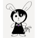 Gothic Bunny Desdemona t-shirts