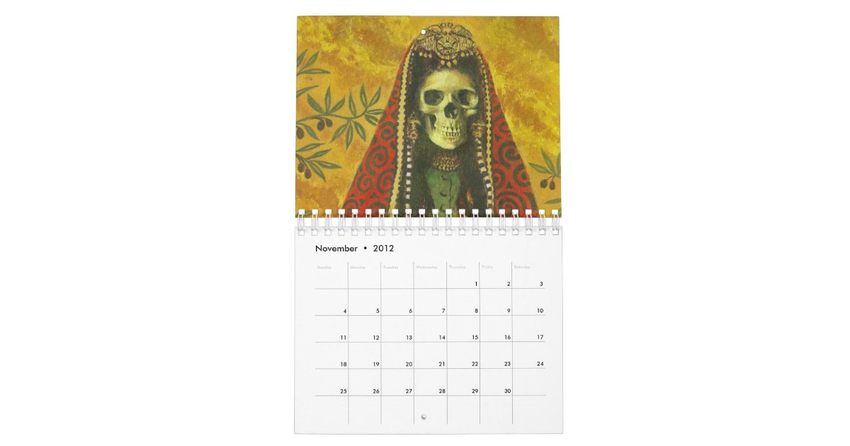Gothic Calendar | Zazzle