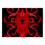 Gothic captured heart in red will print clearly greeting cards
