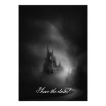 Gothic Castle Wedding Invitation