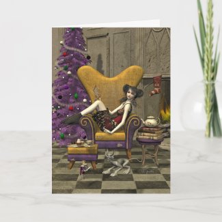 Gothic Christmas Card - 