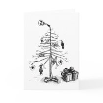 Gothic Christmas Tree cards