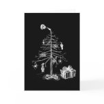 Gothic Christmas Tree Card