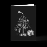 Gothic Christmas Tree Card