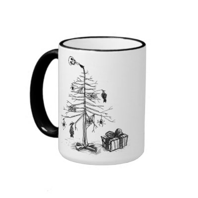 Gothic Christmas Tree mugs