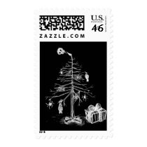 Gothic Christmas Tree Stamp