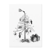 Gothic Christmas Tree postcards by opheliasart Gothic Christmas Tree postcards