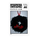 Gothic Christmas Wreath Stamp
