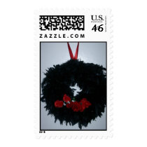 Gothic Christmas Wreath Stamp by darksisters Gothic Christmas Wreath Stamp