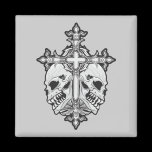 Gothic Cross and Skulls magnets