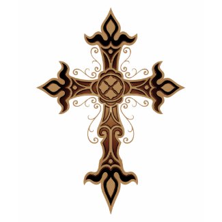 Gothic Cross (brown) shirt