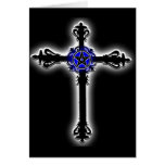 Gothic Cross Greeting Card
