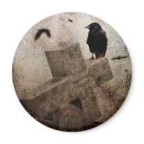 Gothic Crow magnets