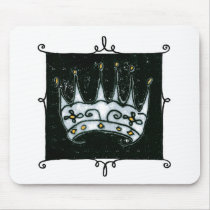 gothic crown mousepads