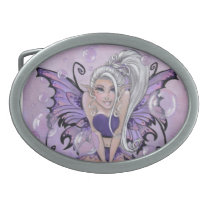 "Gothic Cuties" cute fairy art BELT BUCKLE belt buckles