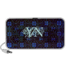 Gothic Damask monogram speaker