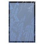Gothic dark storm fantasy blue stationery