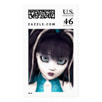 Gothic Doll Grunge Custom Postage postage