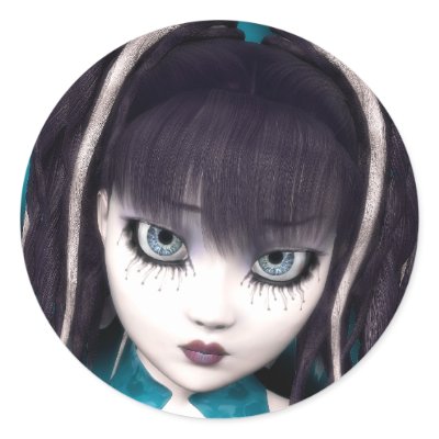 Gothic Doll Grunge Sticker by mariannegilliand