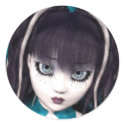 Gothic Doll Grunge Sticker
