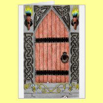 Gothic Door (color) card