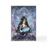 Gothic Dragon Fairy Card Notecard