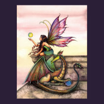 Gothic Dragon Fairy Poster by Molly Harrison posters