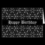 Gothic elegance Happy Birthday cards