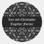 Gothic elegance Together Forever for you and yours Sticker