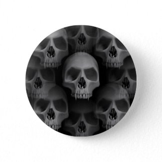 Gothic evil vampire fanged skulls Halloween horror Pins