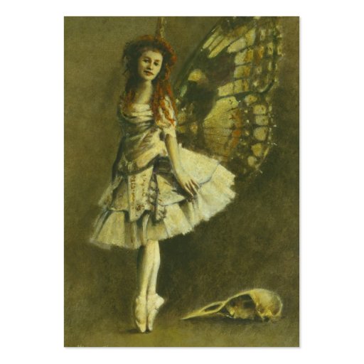 Gothic Fairy ACEO Artists Trading Card Business Card Template (front side)