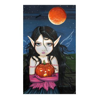 Gothic Fairy Art Halloween Witch Poster Print print