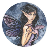 Gothic Fairy Dragon Sticker by Molly Harrison by robmolily Gothic Fairy Dragon Sticker by Molly Harrison
