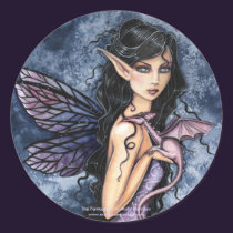 Gothic Fairy Dragon Sticker by Molly Harrison stickers