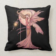Gothic Fairy Faerie Fantasy Art Pillow