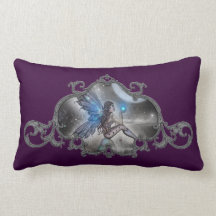 Gothic Fairy Fantasy Art Lumbar Pillow