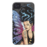 Gothic Fairy Grave Sitting with Tears by Al Rio iPhone 4 Cases