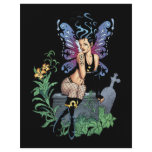 Gothic Fairy Grave Sitting with Tears by Al Rio Custom Flyer