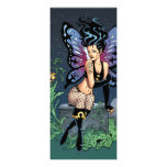 Gothic Fairy Grave Sitting with Tears by Al Rio Custom Announcement