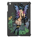 Gothic Fairy Grave Sitting with Tears by Al Rio iPad Mini Covers