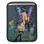 Gothic Fairy Grave Sitting with Tears by Al Rio Sleeves For iPads