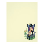 Gothic Fairy Grave Sitting with Tears by Al Rio Letterhead