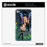 Gothic Fairy Grave Sitting with Tears by Al Rio iPhone 4S Decals