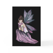 Gothic Fairy Greeting Card by Molly Harrison