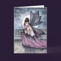Gothic Fairy Moon Card by Molly Harrison cards