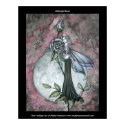 Gothic Fairy Poster 'Midnight Rose' posters
