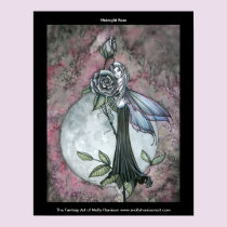 Gothic Fairy Poster 'Midnight Rose' posters