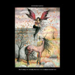 Gothic Fairy Unicorn Poster