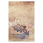 Gothic Fairy Vampire in Clouds Stationary Custom Stationery